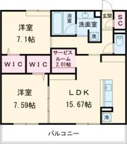 コーディアルの間取り画像