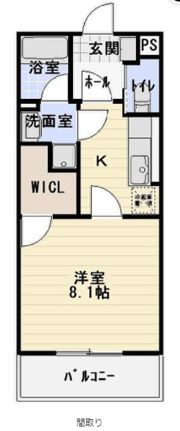 ドムス東静岡の間取り画像