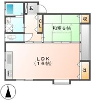 ミナミヒルズの間取り画像
