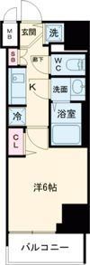 プレサンス三宮エレガンシアの間取り画像