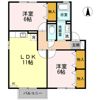 ソシアKの間取り画像