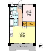 長瀬マンション Ⅰ棟の間取り画像