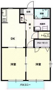 フレグランス和の間取り画像