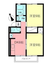 プランドール湘南Aの間取り画像