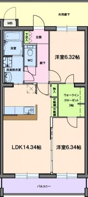 デュランタ愛野の間取り画像