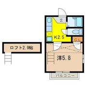 ラ・メールⅡの間取り画像