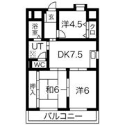 グランドハイツ宮の間取り画像