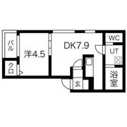 プランドール名駅北 (旧物件名:グレイス栄生)の間取り画像