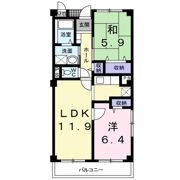 ロジュマン コシノハラの間取り画像