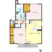 パーク ヒルズ Aの間取り画像