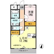 ウィステリア Ⅱの間取り画像