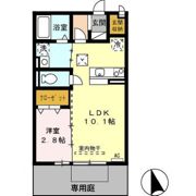 フローレンス長良の間取り画像