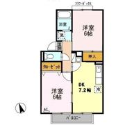 スカイコート21 B棟の間取り画像