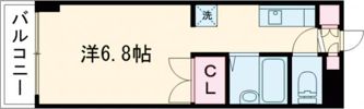 コート黒髪の間取り画像