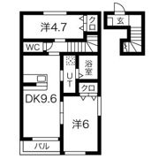 Dear court B (多賀城)の間取り画像