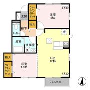 パルテール三鷹の間取り画像