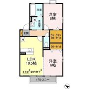フィオーリの間取り画像