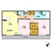 エスペランサABの間取り画像