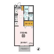 ランセ今谷Cの間取り画像