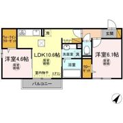 クラレット A棟の間取り画像