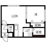 ロゼリア発寒の間取り画像