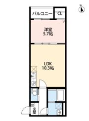 COSMIC SQUARE(コスミック スクエの間取り画像