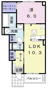 コンフォート・グレイスⅠの間取り画像