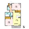 エール ド クラージュ Aの間取り画像