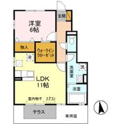 フルールソシアの間取り画像