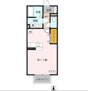 モナリエ竹成 Aの間取り画像