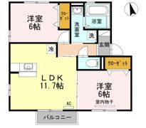 プルミ・エール C棟の間取り画像