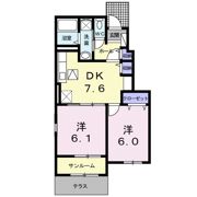 シャトー・ソレイユ・S・Yの間取り画像
