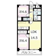 エヴァー高田の間取り画像