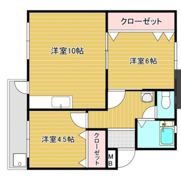 スカイコート松岡の間取り画像