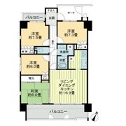 サーパス浜ノ町ツインタワーの間取り画像