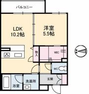 シャーメゾンステージ新山口駅前 C棟の間取り画像