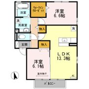ディライト A棟の間取り画像