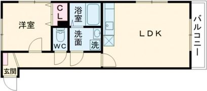 パーチェ・筑後Bの間取り画像