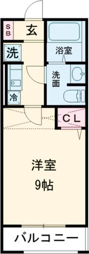 コンフォート三條の間取り画像