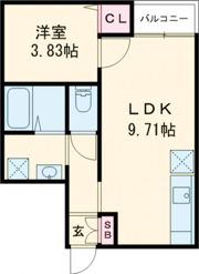 アールエル鳥栖の間取り画像