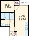 アールエル鳥栖の間取り画像