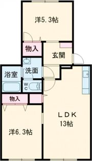 G・Hガーデンハイムの間取り画像