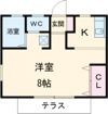 カーサ浜田の間取り画像