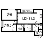 オルセー厚別西Aの間取り画像