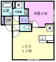Maison de meme 2号館の間取り画像