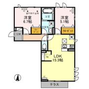 D-room高坂弐番町の間取り画像