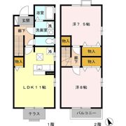 グレイスコートの間取り画像