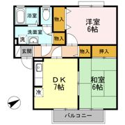 シャトル沖浜 A棟の間取り画像