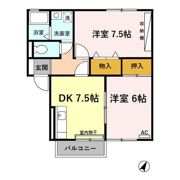 シャルム A棟の間取り画像
