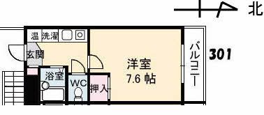 照島マンションの間取り画像